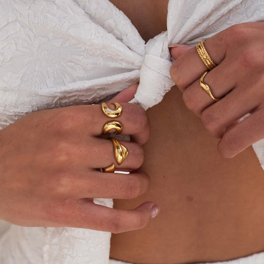 Bague Ajustable Addison | Élégance Minimaliste, Confort Optimal, Accessoire Femme Intemporel 0