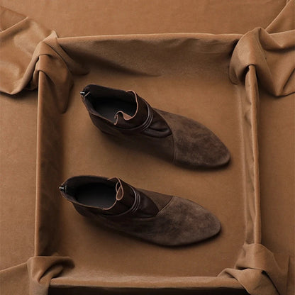 Bottes Vivienne noires pour femmes | Daim, bout pointu, talon confortable 5