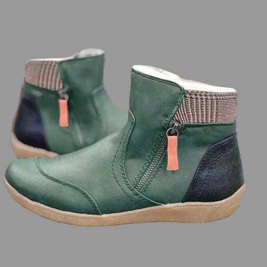 Bottes Wendy en cuir noir pour femmes | Imperméables, semelle antidérapante, confortables 0