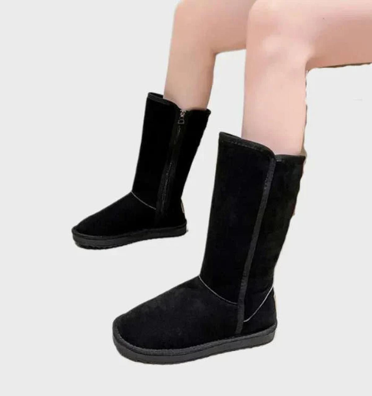Bottes d'hiver Sofia pour femme | Daim imperméable, doublure en peau de mouton 1