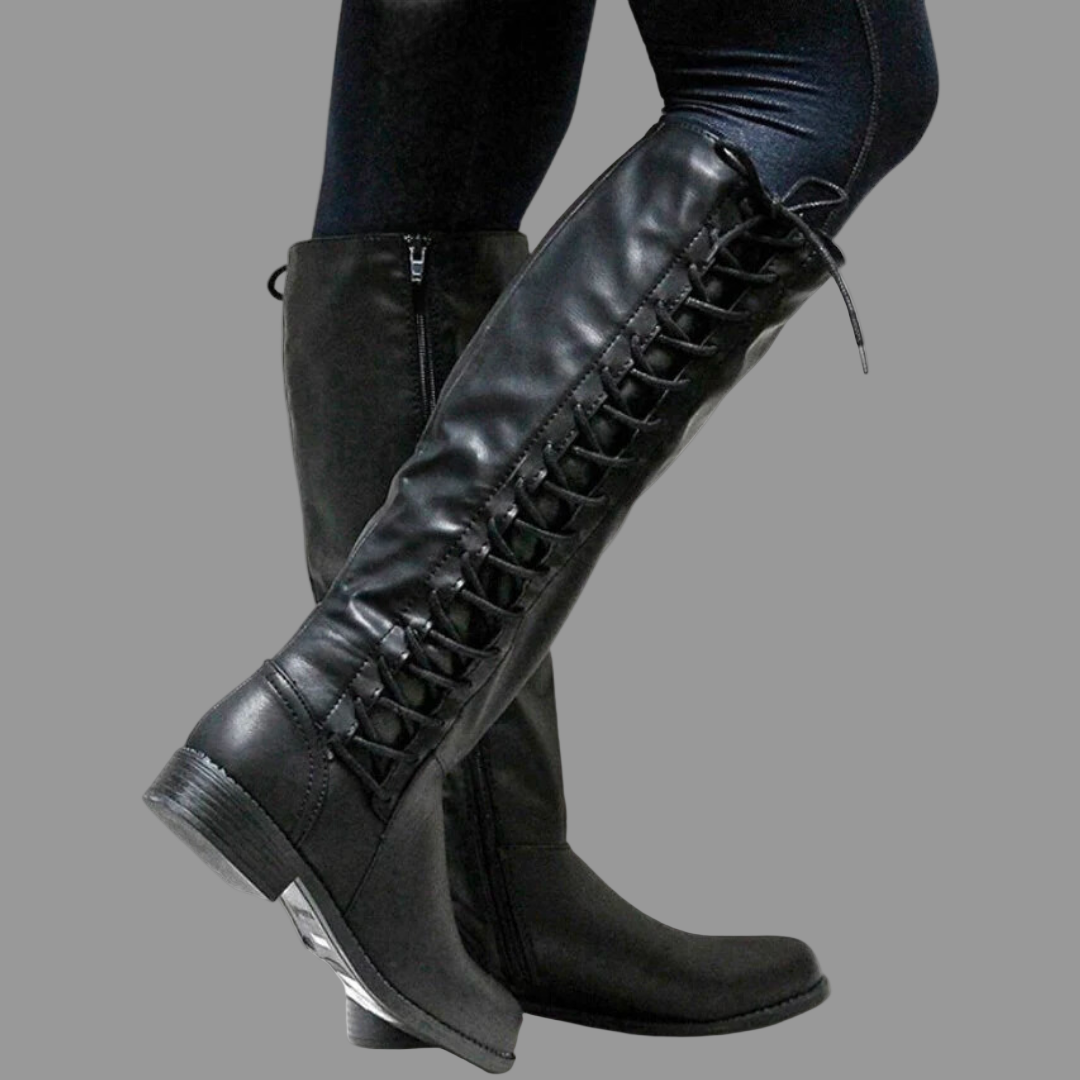 Bottes hautes Eline pour femmes | Cuir, confortables 0