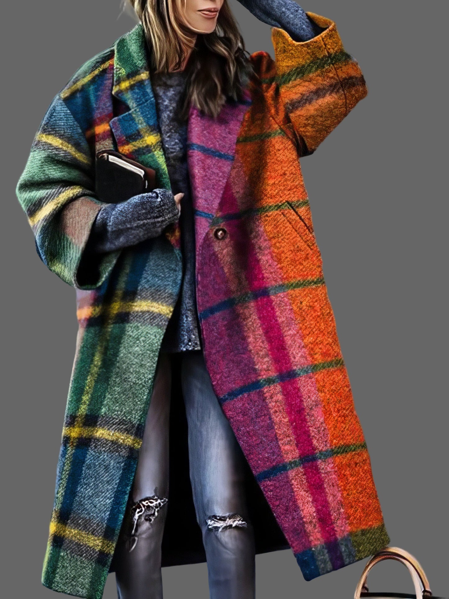 Manteau Ava pour femme | Manteaux longs noirs pour occasions élégantes 0