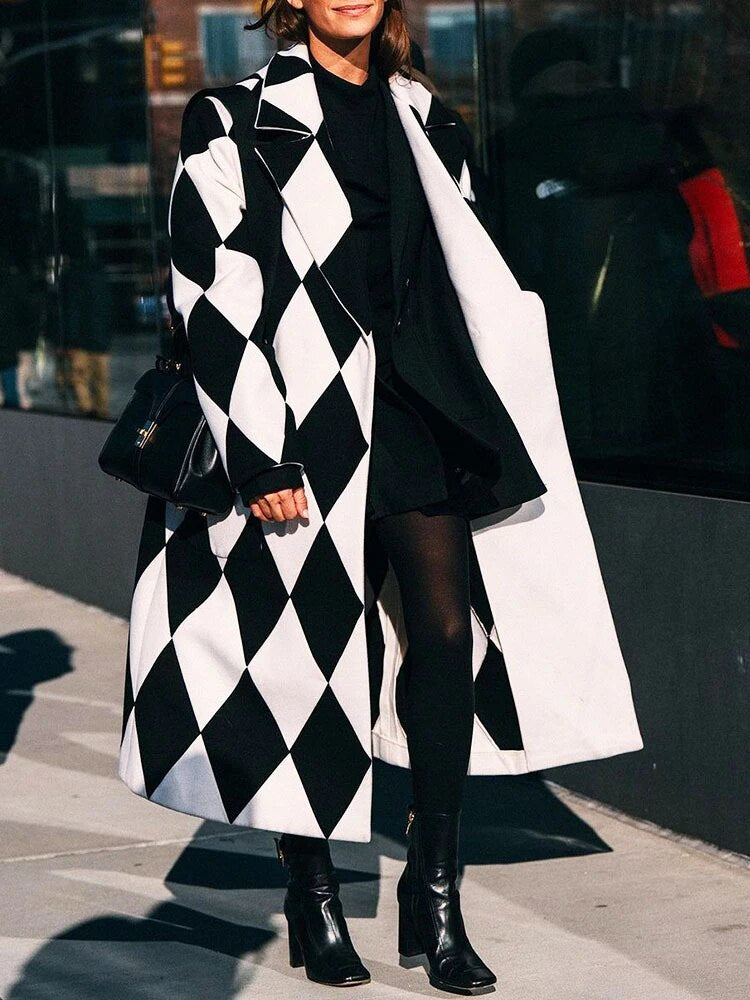 Manteau Ava pour femme | Manteaux longs noirs pour occasions élégantes 3