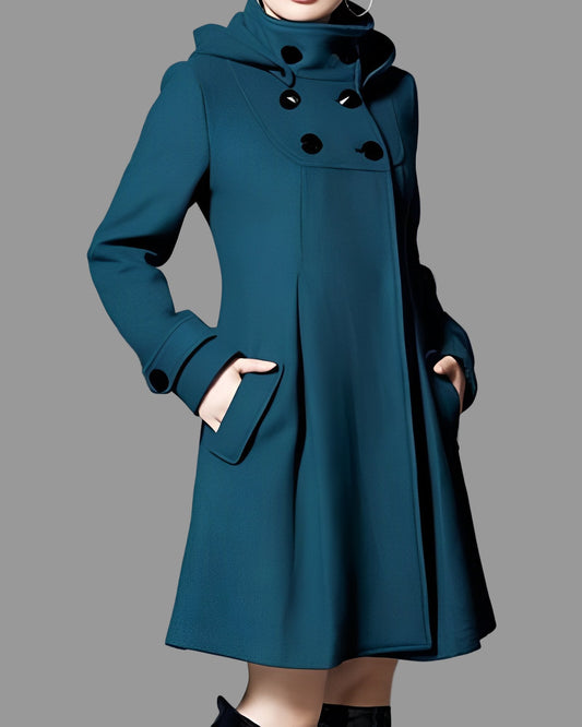 Manteau d'hiver Isabella pour femme | Coupe élégante avec poches latérales, confortable 0