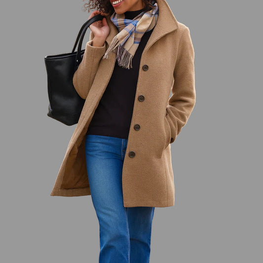 Manteau d'hiver Lina pour femme | Design intemporel, tissu de haute qualité 0