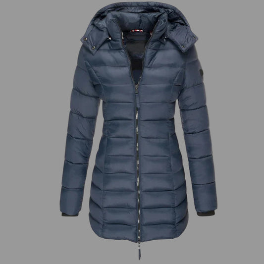 Manteau d'hiver Sienna pour femme | Imperméable et coupe-vent, long manteau rembourré 0
