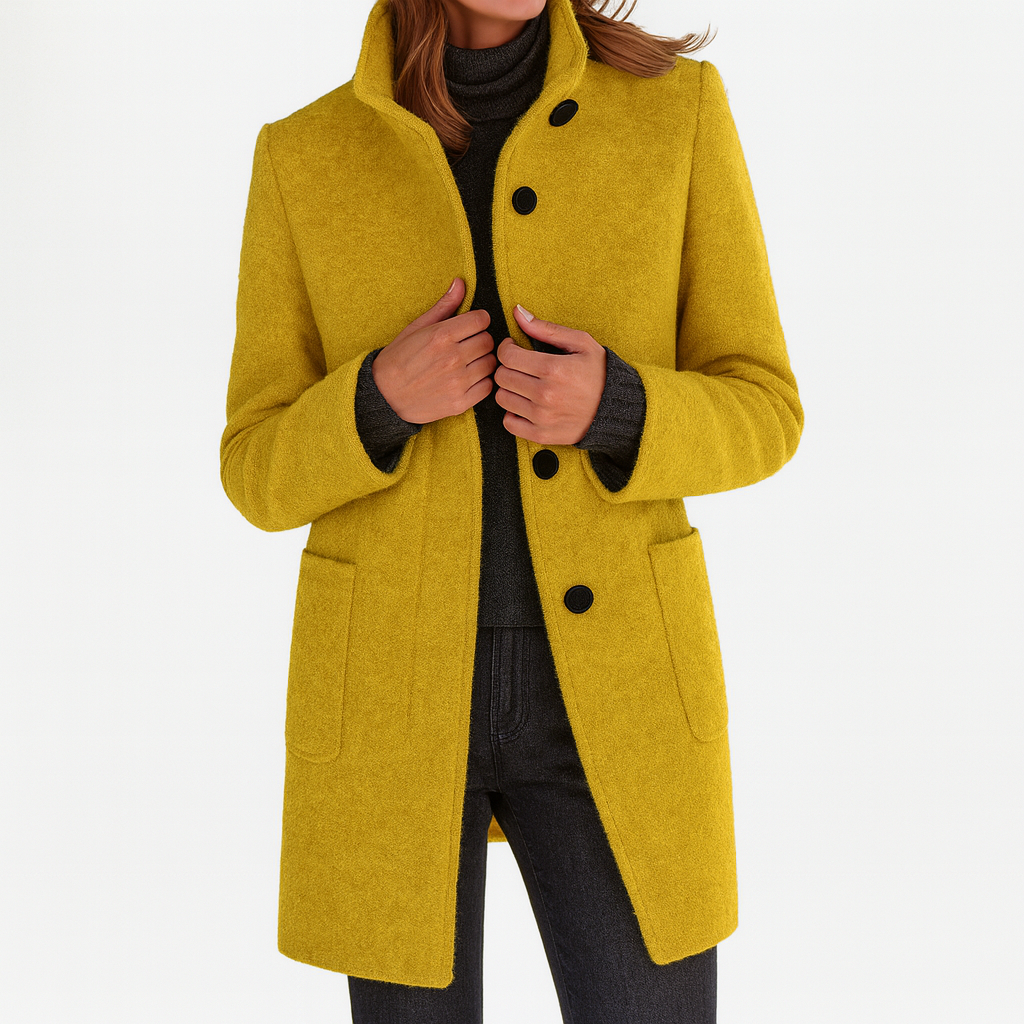 Manteau d'hiver Sophie pour femme | Mélange de laine, intemporel et flatteur 10