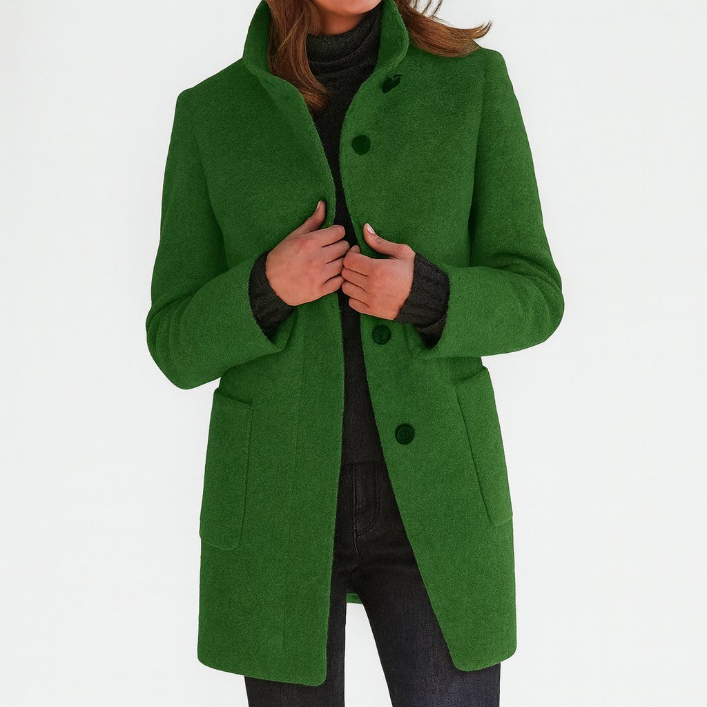 Manteau d'hiver Sophie pour femme | Mélange de laine, intemporel et flatteur 3