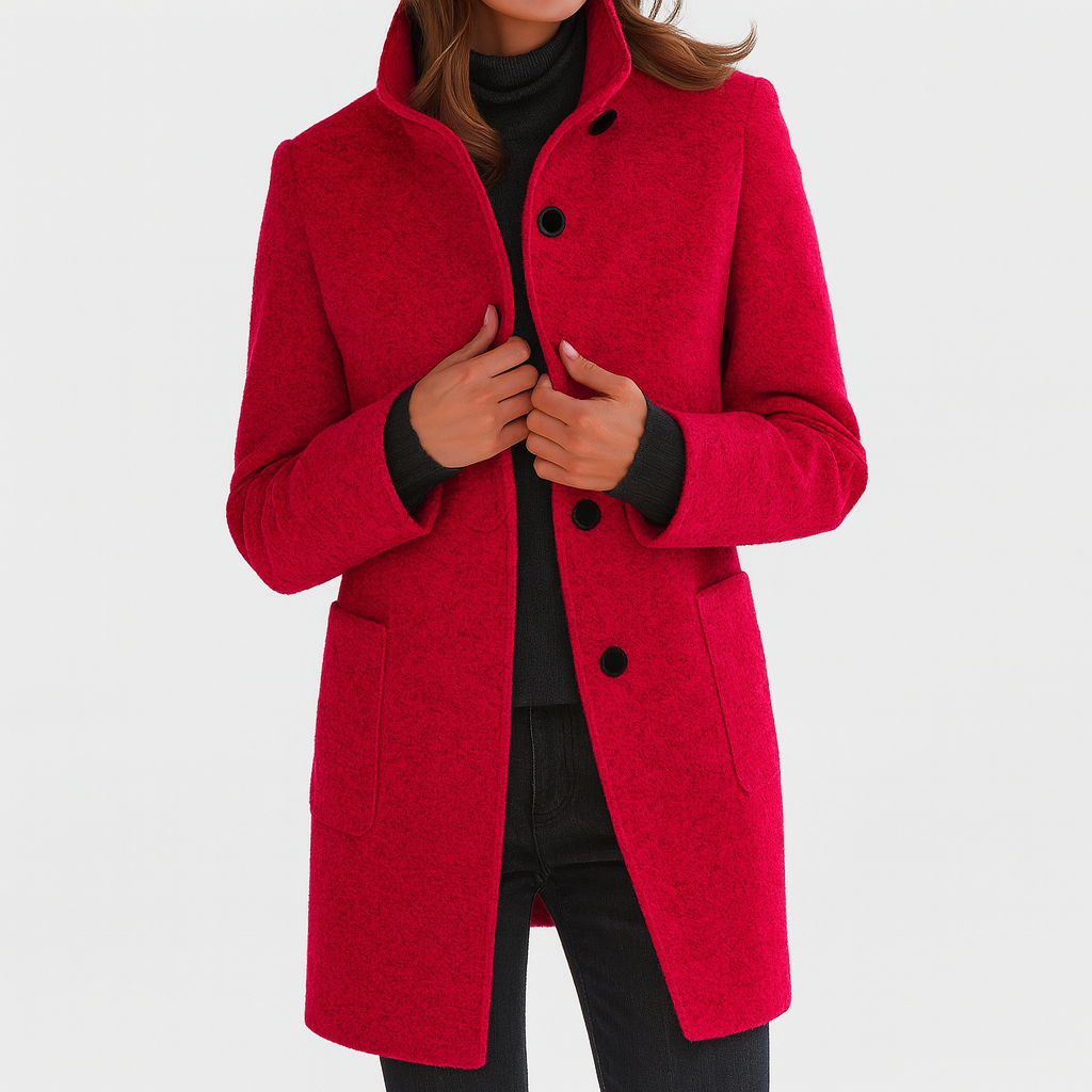 Manteau d'hiver Sophie pour femme | Mélange de laine, intemporel et flatteur 5