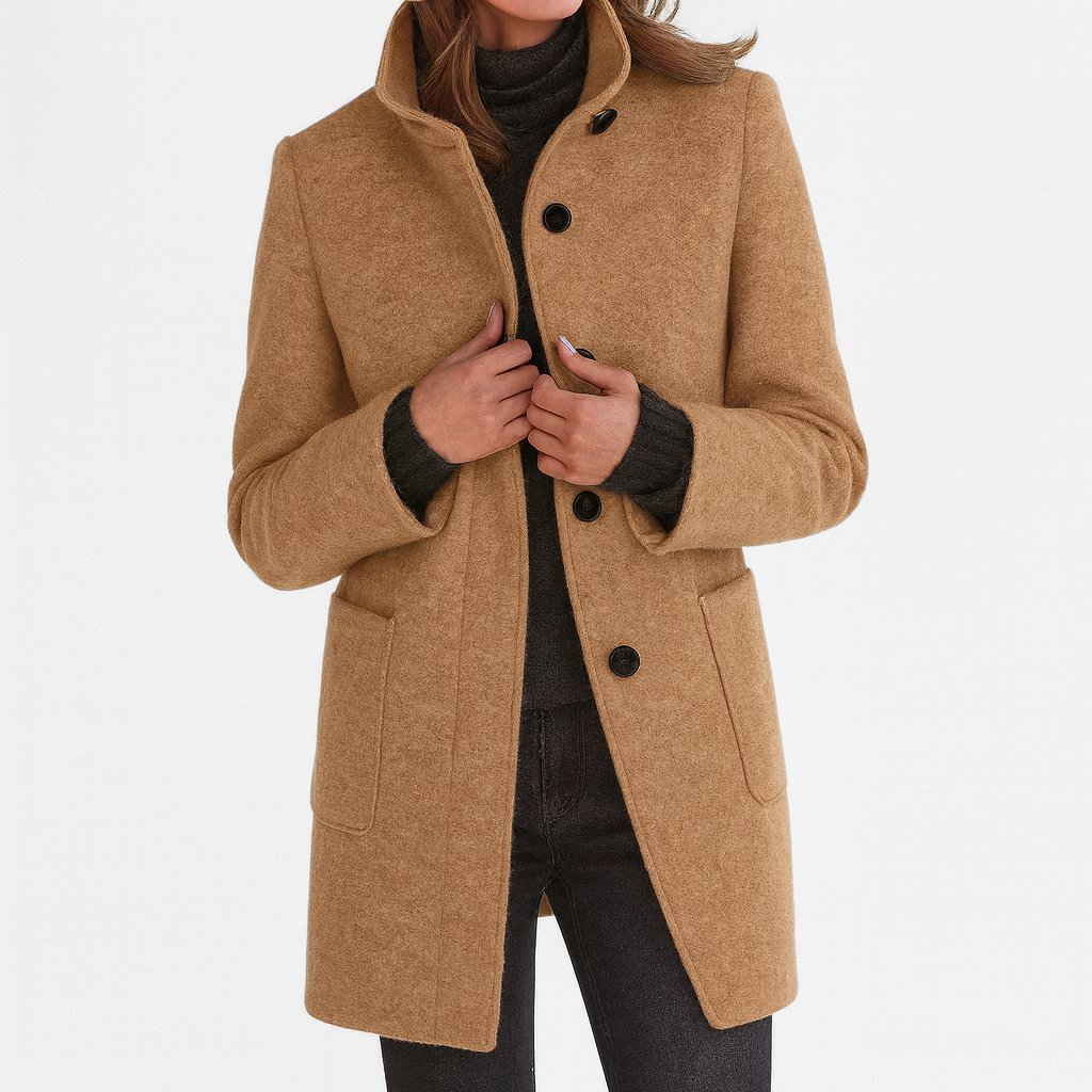 Manteau d'hiver Sophie pour femme | Mélange de laine, intemporel et flatteur 6