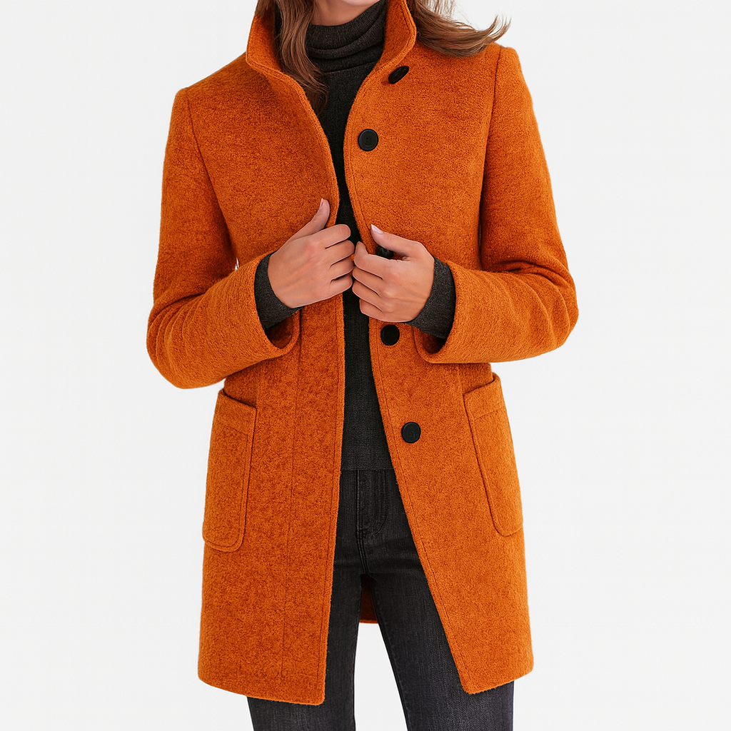 Manteau d'hiver Sophie pour femme | Mélange de laine, intemporel et flatteur 7