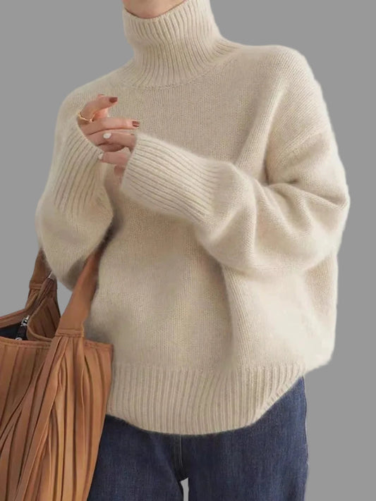 Pull Iris pour femme | Col montant, design intemporel, confortable 0