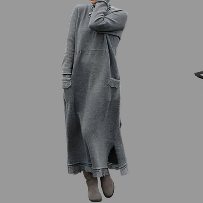 Robe d'hiver ample et confortable pour femme | Coupe flatteuse, style élégant 1