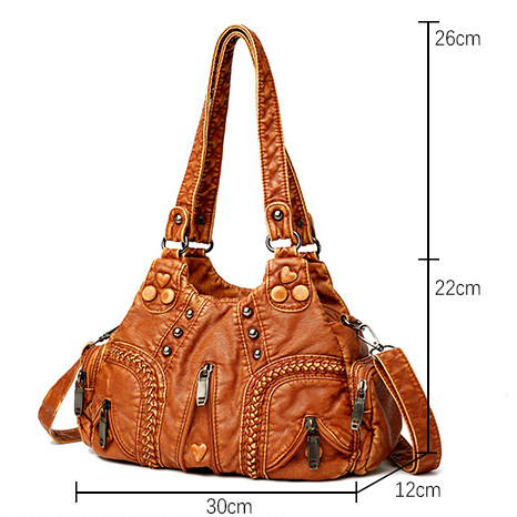 Sac à main Savannah Boho pour femme | Cuir végan, design spacieux, style bohème 7