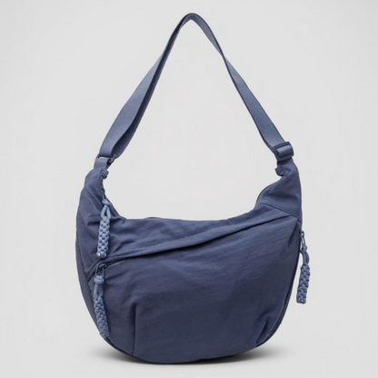 Sac bandoulière Luna pour femme | Nylon résistant, noir et élégant 6