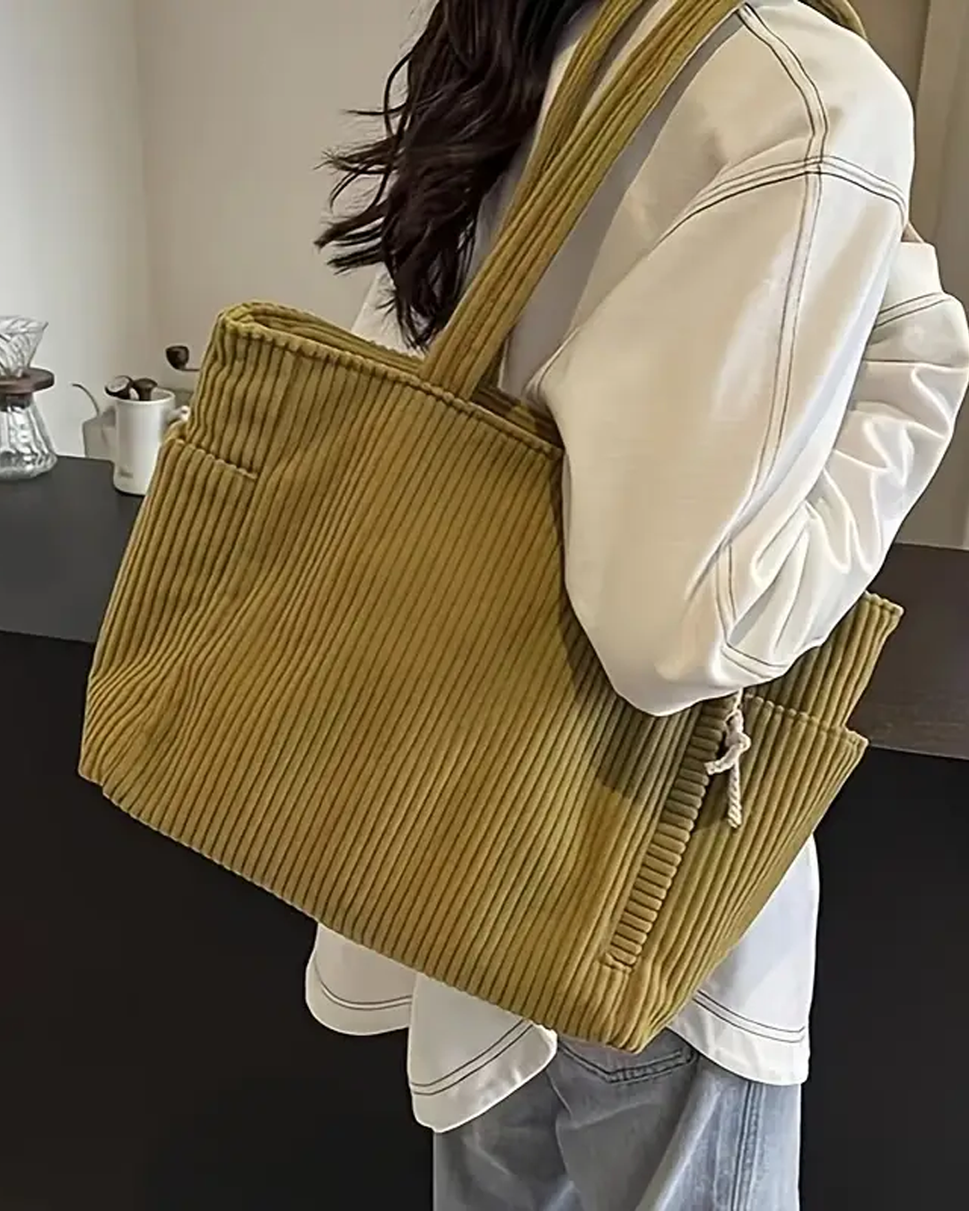 Sac cabas Tilda pour femme | Modèle spacieux avec cordon de serrage 5