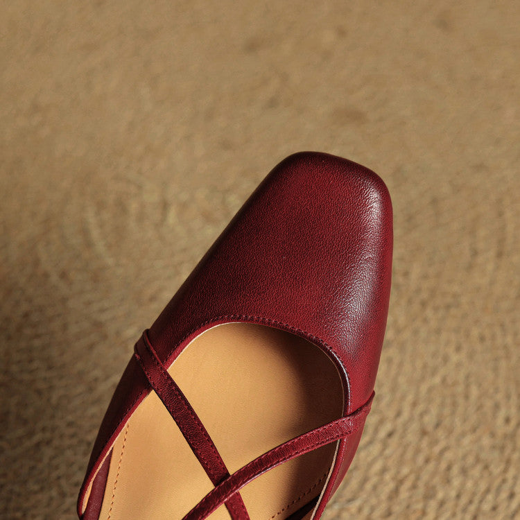 Talons Cécélia | Élégance et Confort en Cuir Véritable, Escarpins Femme pour Toutes Occasions 4