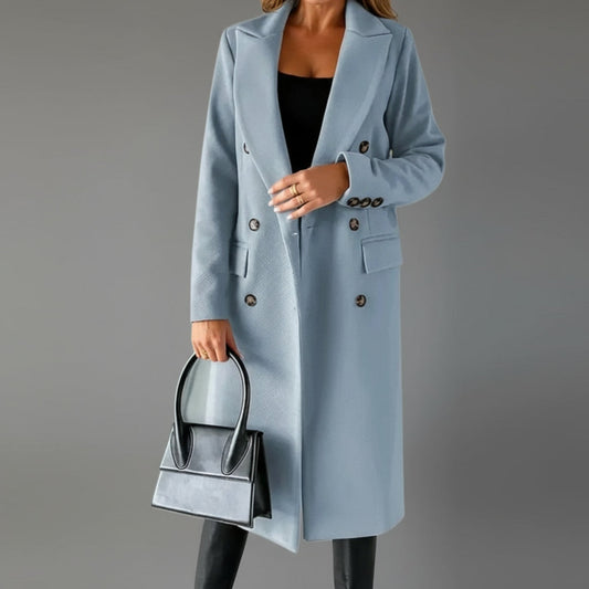 Trench-coat Sienna pour femme | Coupe confortable, long trench-coat noir 0