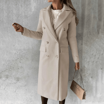 Trench-coat Sienna pour femme | Coupe confortable, long trench-coat noir 5