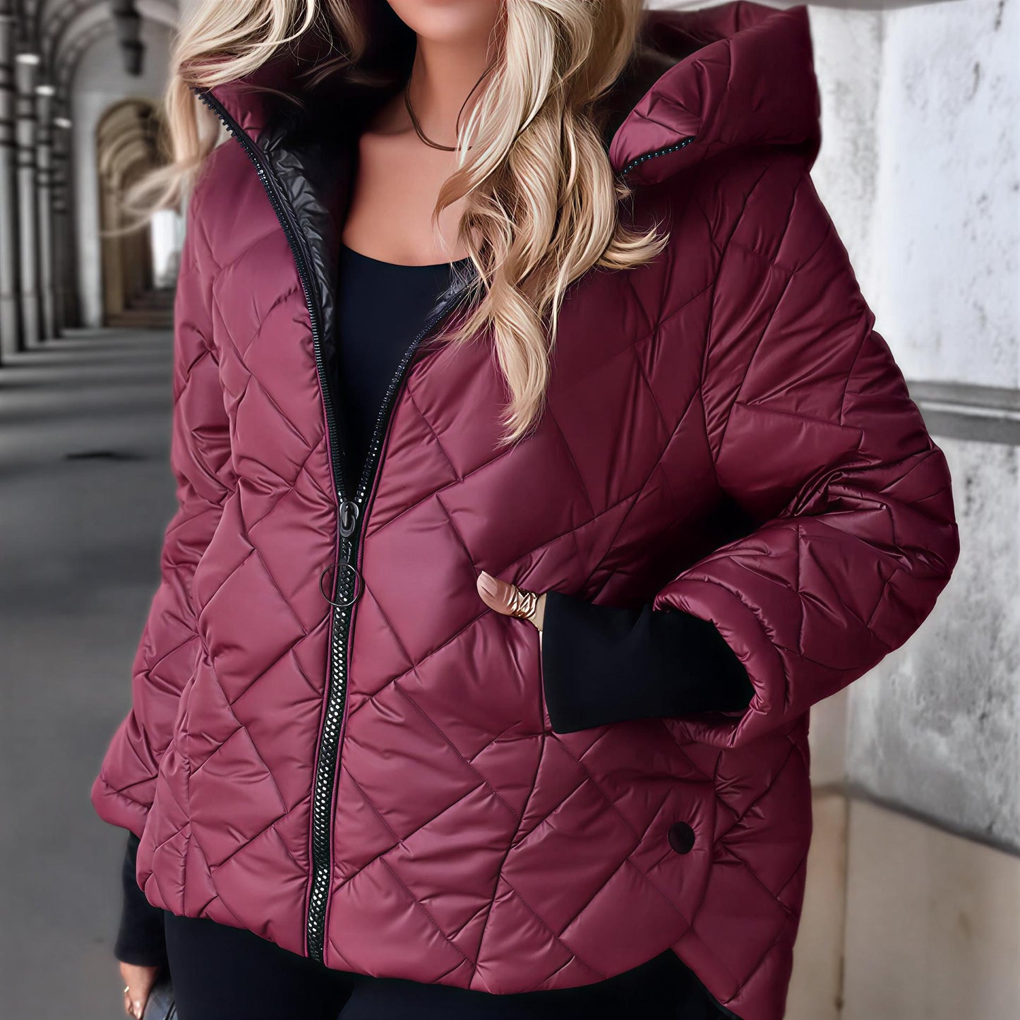 Lux Puffer | Veste matelassée moderne